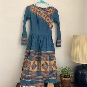 Vintage Petite Handmade Patchwork Dress